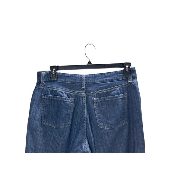 LL Bean Jeans Women's Size 14 Blue Classic Fit 100% Cotton Straight Leg - Picture 5 of 7